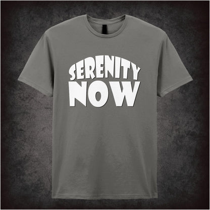 Serenity Now seinfeld inspired unisex T-shirt with graphic design