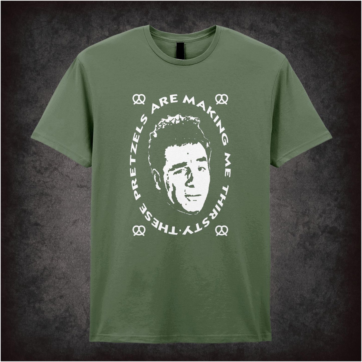 These Pretzels Are Making Me Thirsty – Cult American Sitcom Graphic T-Shirt