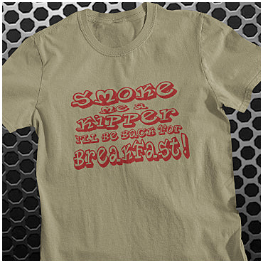 Smoke Me A Kipper I'll Be Back For Breakfast - Red Dwarf Inspired T Shirt