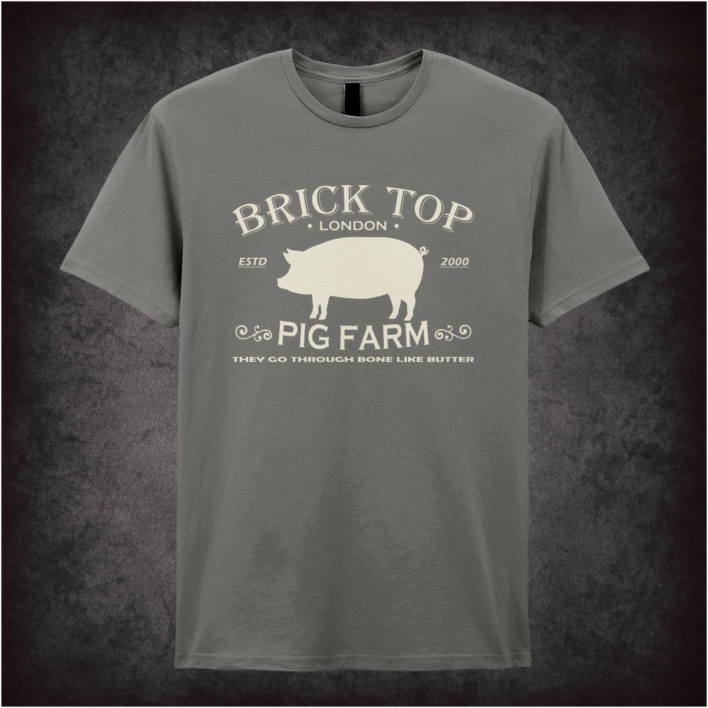 Brick Top Pig Farm – Cult Crime Graphic T-Shirt