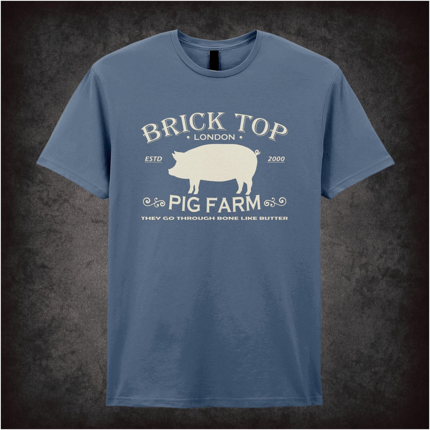 Brick Top Pig Farm – Cult Crime Graphic T-Shirt