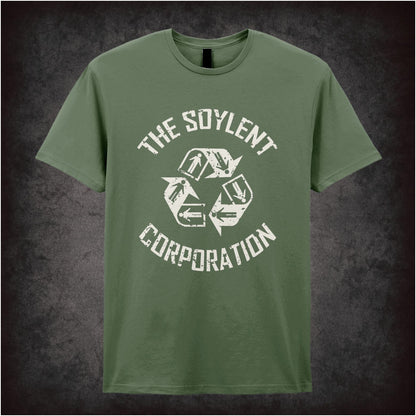 Soylent Corporation recycling logo T-shirt from Soylent Green