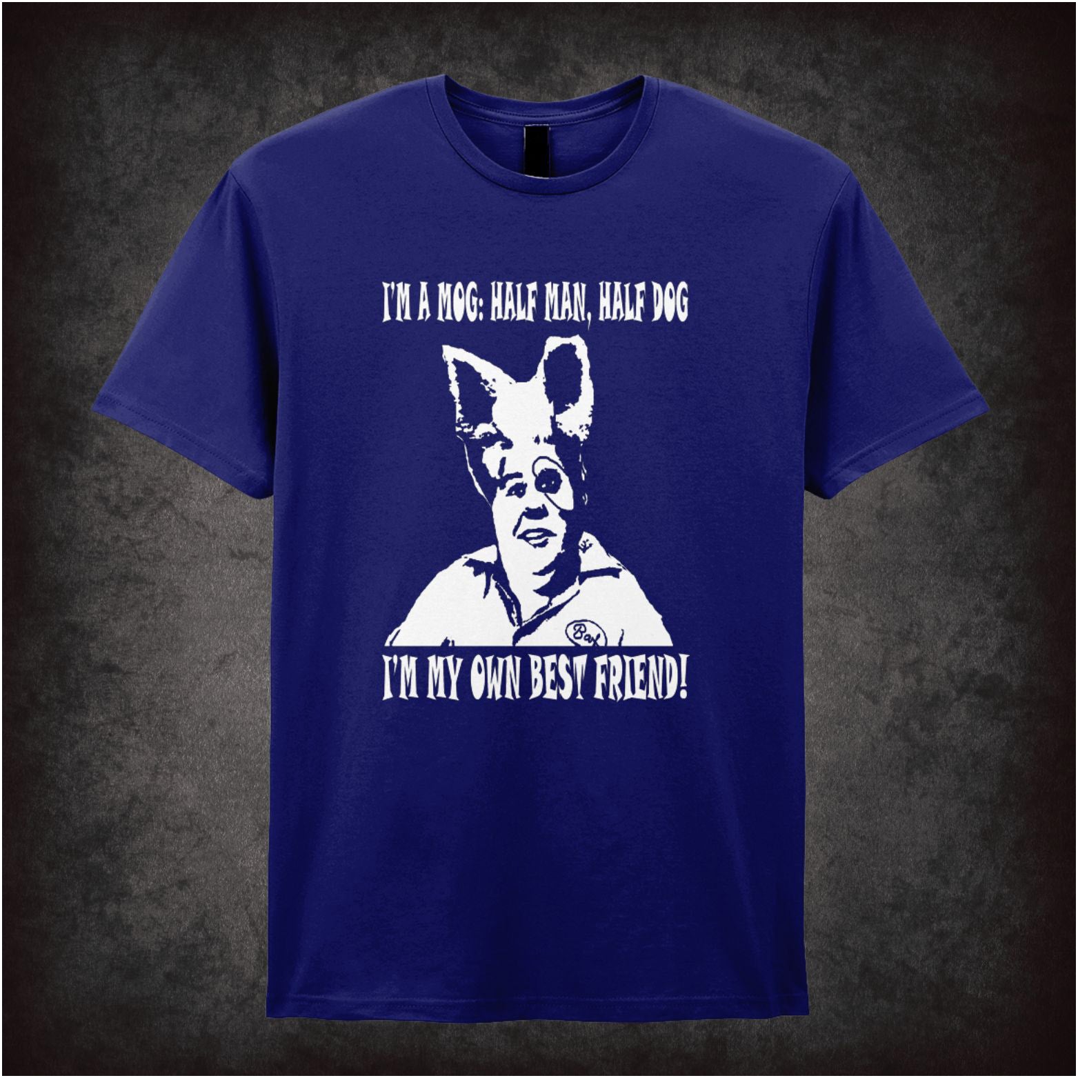 Barf ‘I’m a Mog: half man, half dog’ T-shirt from Spaceballs