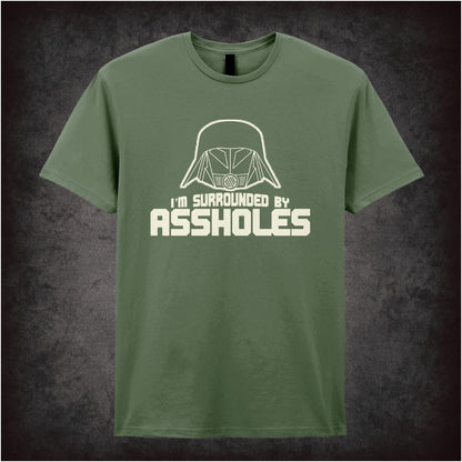 I’m Surrounded by Assholes – Cult Comedy Graphic T-Shirt