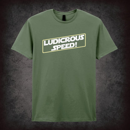 Ludicrous Speed – Cult Comedy Graphic T-Shirt