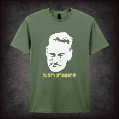 You Dirty Little Bleeder – Cult British Sitcom Graphic T-Shirt