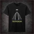 Teotihuacan Pyramid Of The Sun – Cult Ancient Mesoamerican Graphic T-Shirt