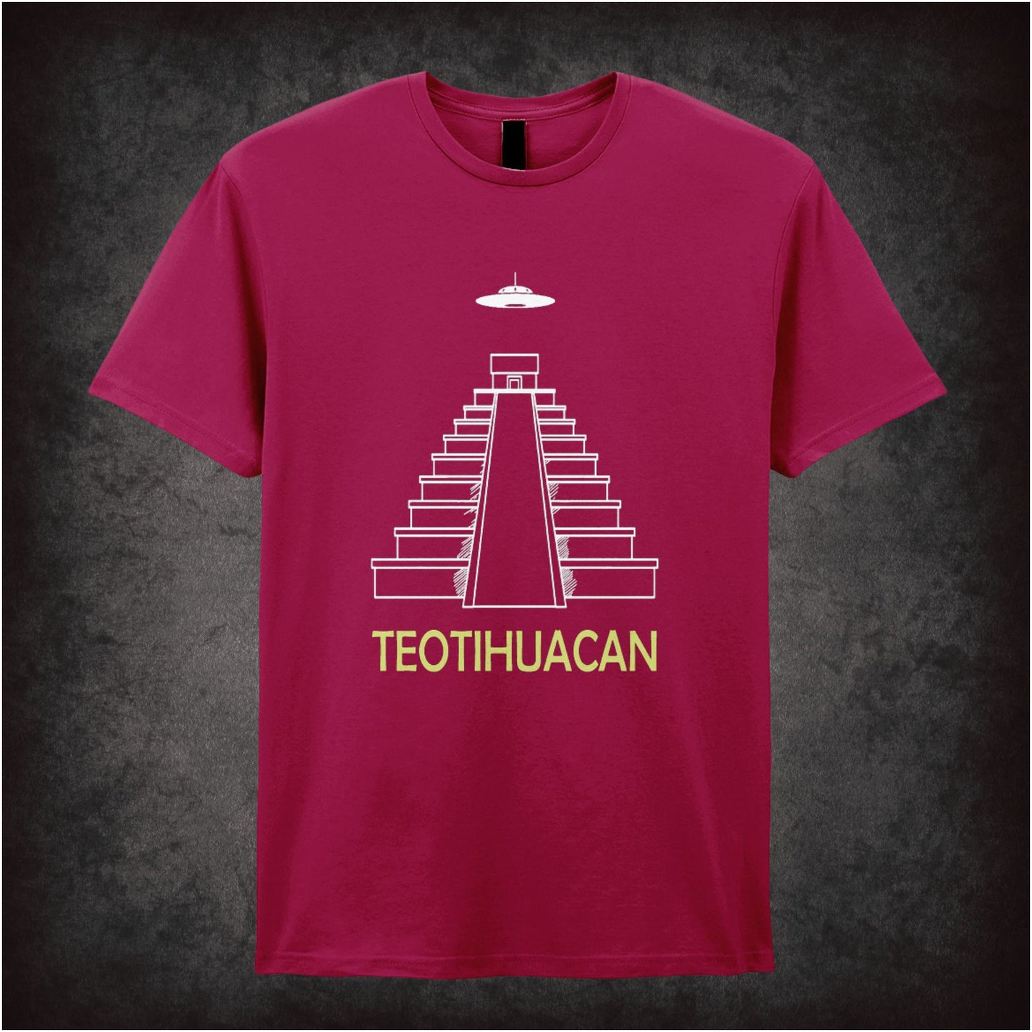 Teotihuacan Pyramid Of The Sun – Cult Ancient Mesoamerican Graphic T-Shirt