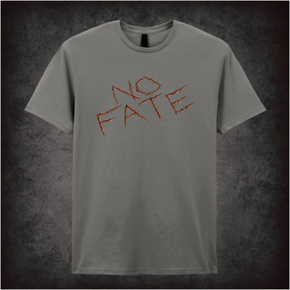 No Fate T-shirt in charcoal inspired by The Terminator 2