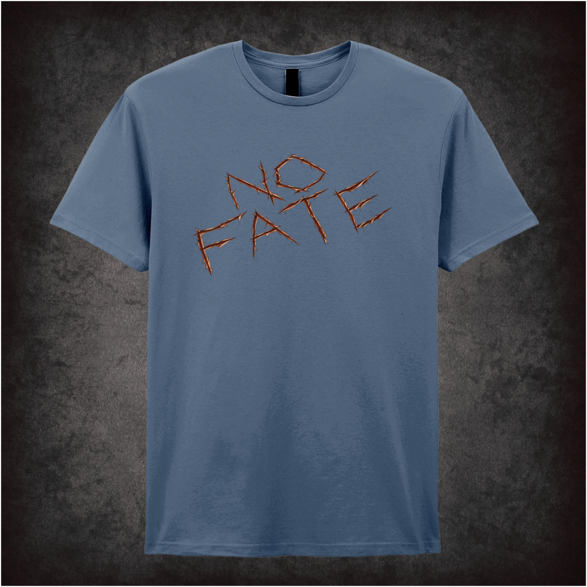 No Fate T-shirt in indigo inspired by The Terminator 2