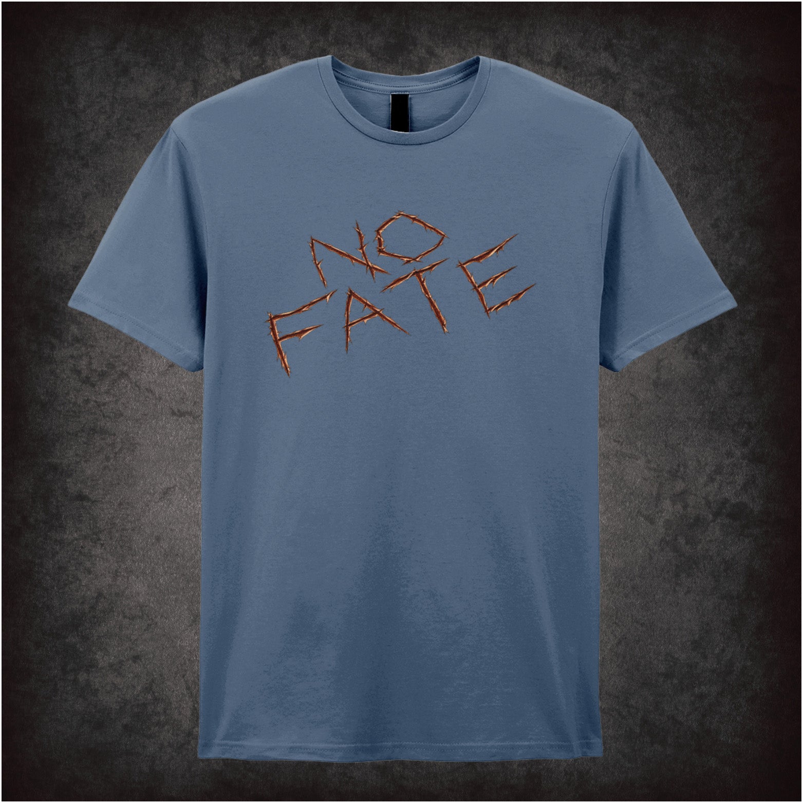 No Fate T-shirt in indigo inspired by The Terminator 2