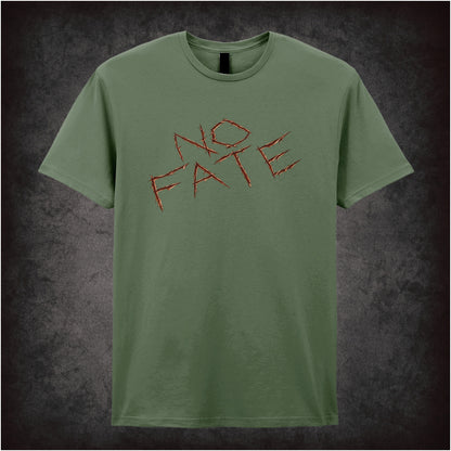 No Fate T-shirt in military green inspired by The Terminator 2