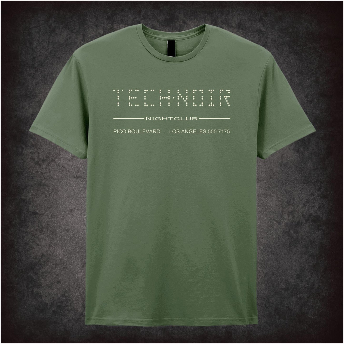 Tech Noir Nightclub – Cult Sci-Fi Graphic T-Shirt