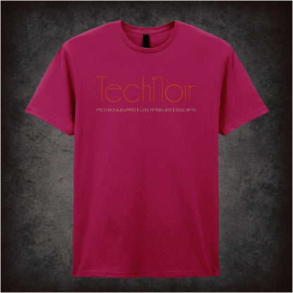 Tech Noir Nightclub Neon – Cult Sci-Fi Graphic T-Shirt