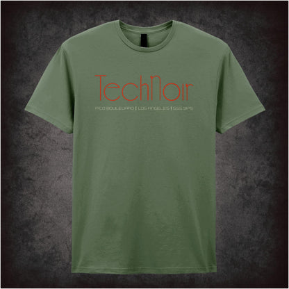 Tech Noir Nightclub Neon – Cult Sci-Fi Graphic T-Shirt