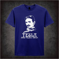 Tesla Energy Vibration Frequency – Cult Science Quote Graphic T-Shirt