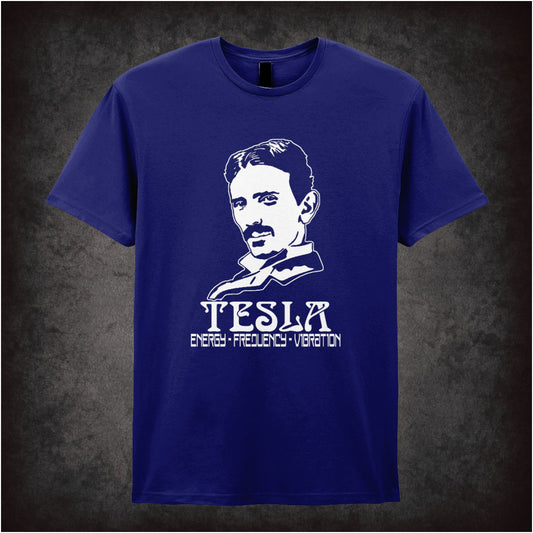 Tesla Energy Vibration Frequency inspired unisex T-shirt with graphic design