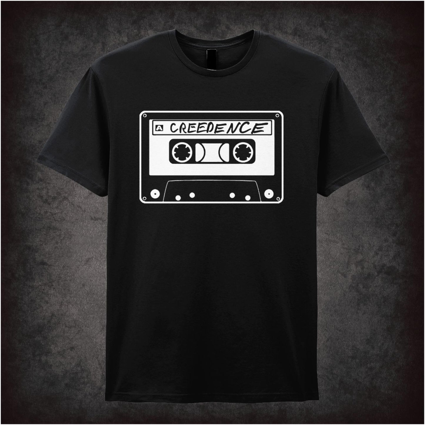 Creedence Cassette Tape – Cult Comedy Graphic T-Shirt