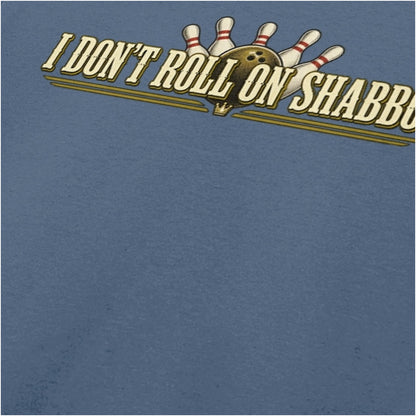 Walter Sobchak ‘I don’t roll on Shabbos’ close up T-shirt in indigo from The Big Lebowski
