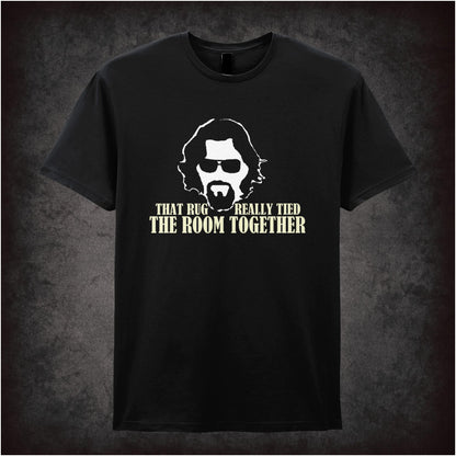 The Dude ‘That rug really tied the room together’ T-shirt from The Big Lebowski