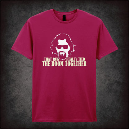 The Dude: That Rug Really Tied The Room Together – Cult Comedy Graphic T-Shirt