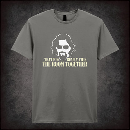 The Dude: That Rug Really Tied The Room Together – Cult Comedy Graphic T-Shirt