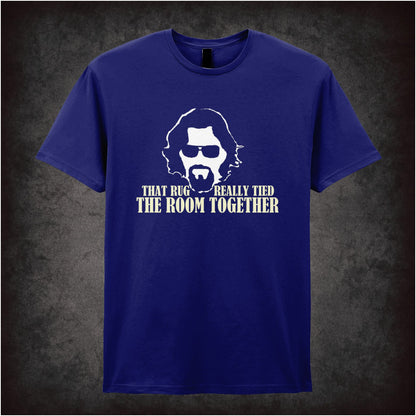 The Dude: That Rug Really Tied The Room Together – Cult Comedy Graphic T-Shirt
