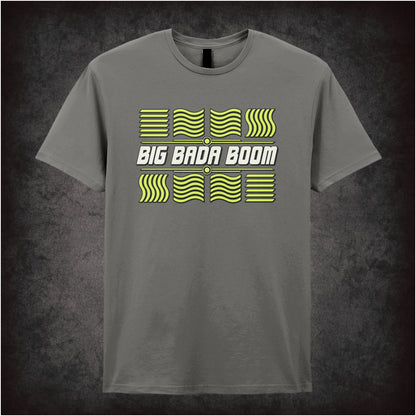 ‘Big bada boom’ elements graphic T-shirt in charcoal from The Fifth Element