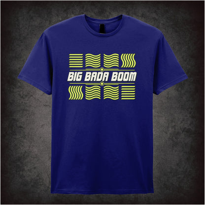 ‘Big bada boom’ elements graphic T-shirt in navy from The Fifth Element