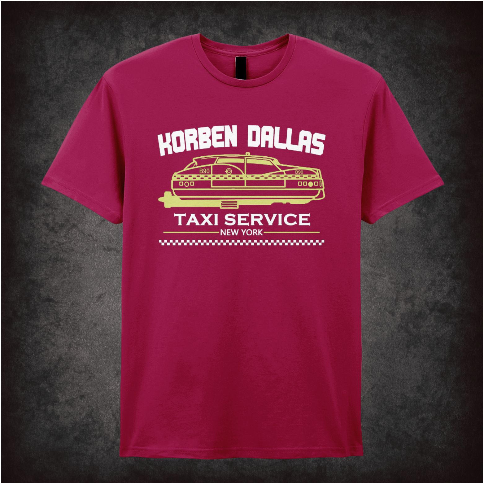 Korben Dallas Taxi Service logo T-shirt from The Fifth Element