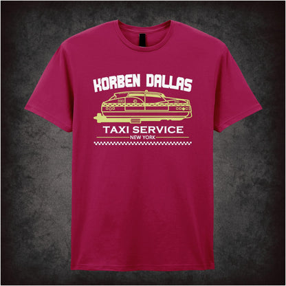 Korben Dallas Taxi Service logo T-shirt from The Fifth Element
