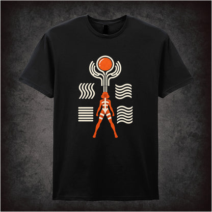 Leeloo Symbols T-shirt in black from The Fifth Element