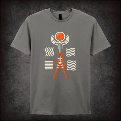 Leeloo Symbols T-shirt in charcoal from The Fifth Element