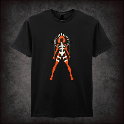 Leeloo T-shirt in black from The Fifth Element