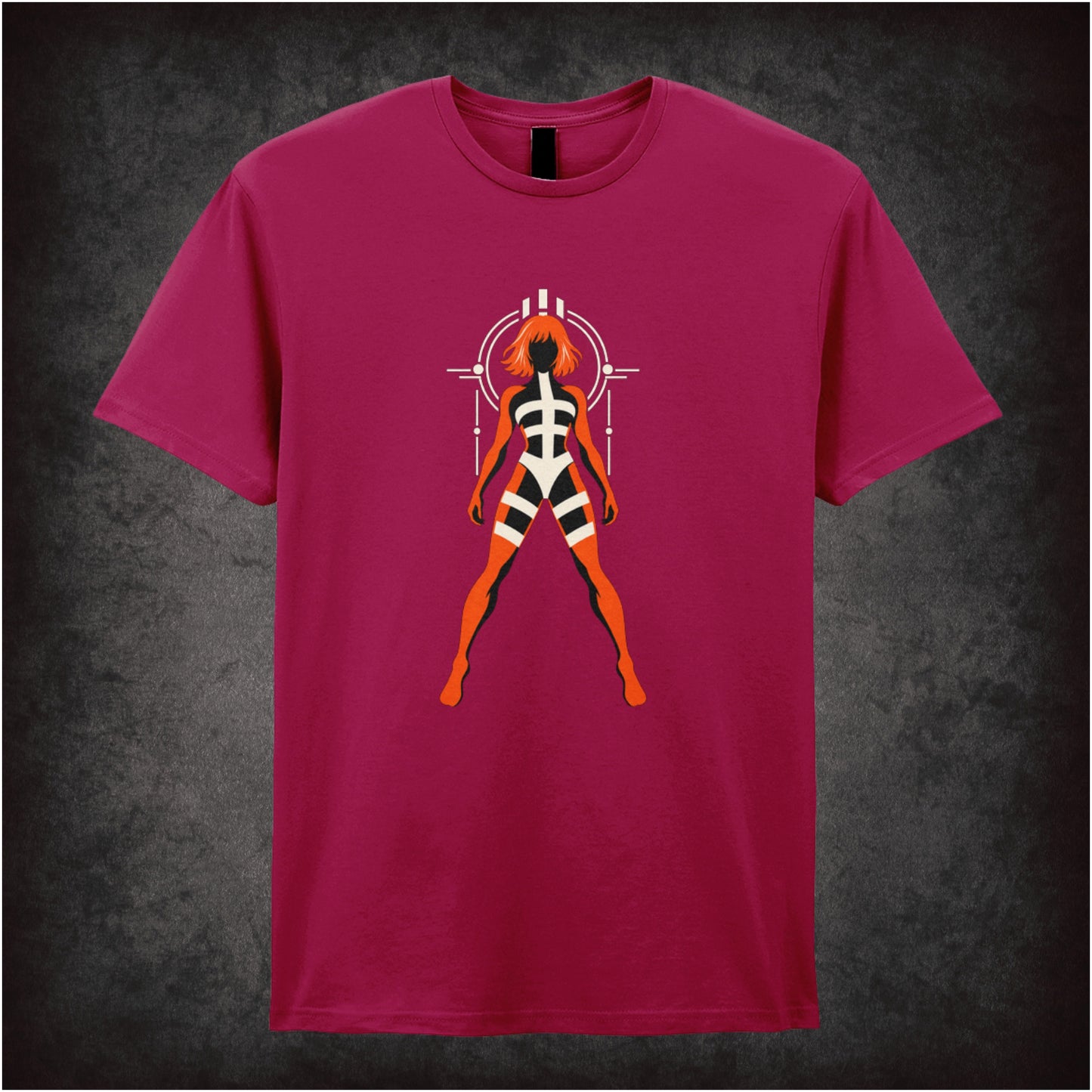 Leeloo T-shirt in cardinal red from The Fifth Element