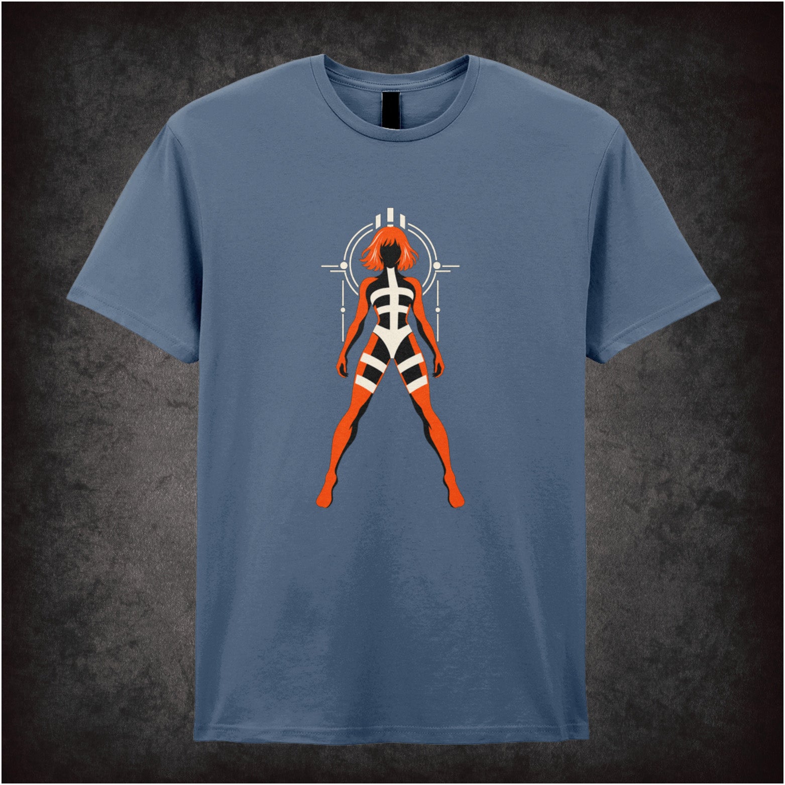 Leeloo T-shirt in indigo from The Fifth Element