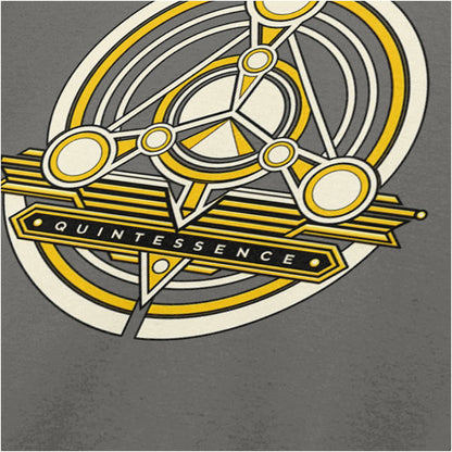 Quintessence symbol close up T-shirt in charcoal from The Fifth Element