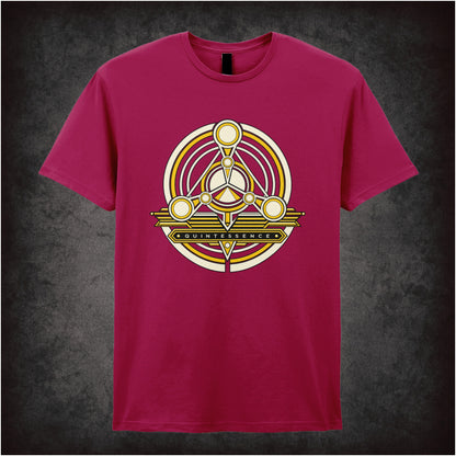 Quintessence symbol T-shirt in cardinal red from The Fifth Element