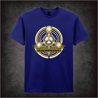 Quintessence symbol T-shirt in navy from The Fifth Element