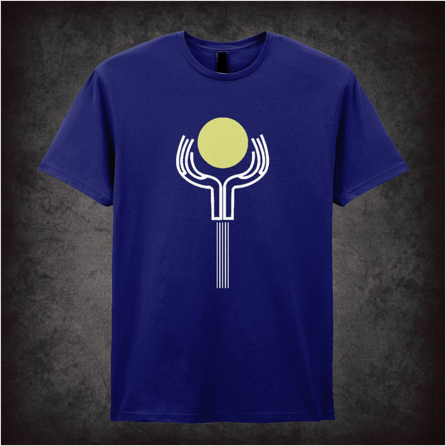 Divine Light symbol (Eternal Flame temple) T-shirt from The Fifth Element