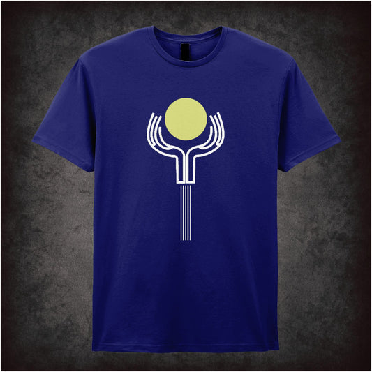 Divine Light symbol (Eternal Flame temple) T-shirt from The Fifth Element