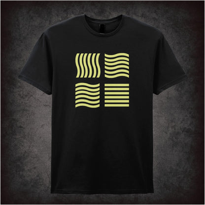 Waves Symbol – Cult Sci-Fi Graphic T-Shirt
