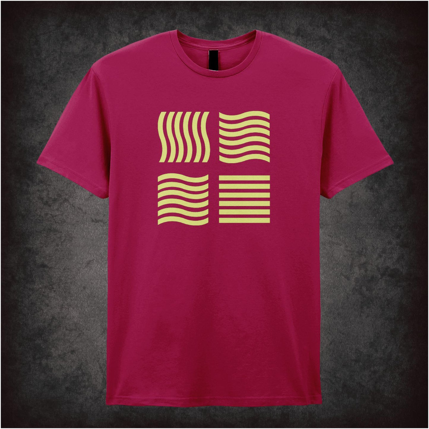 Waves Symbol – Cult Sci-Fi Graphic T-Shirt