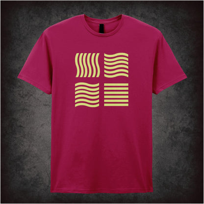 Waves Symbol – Cult Sci-Fi Graphic T-Shirt