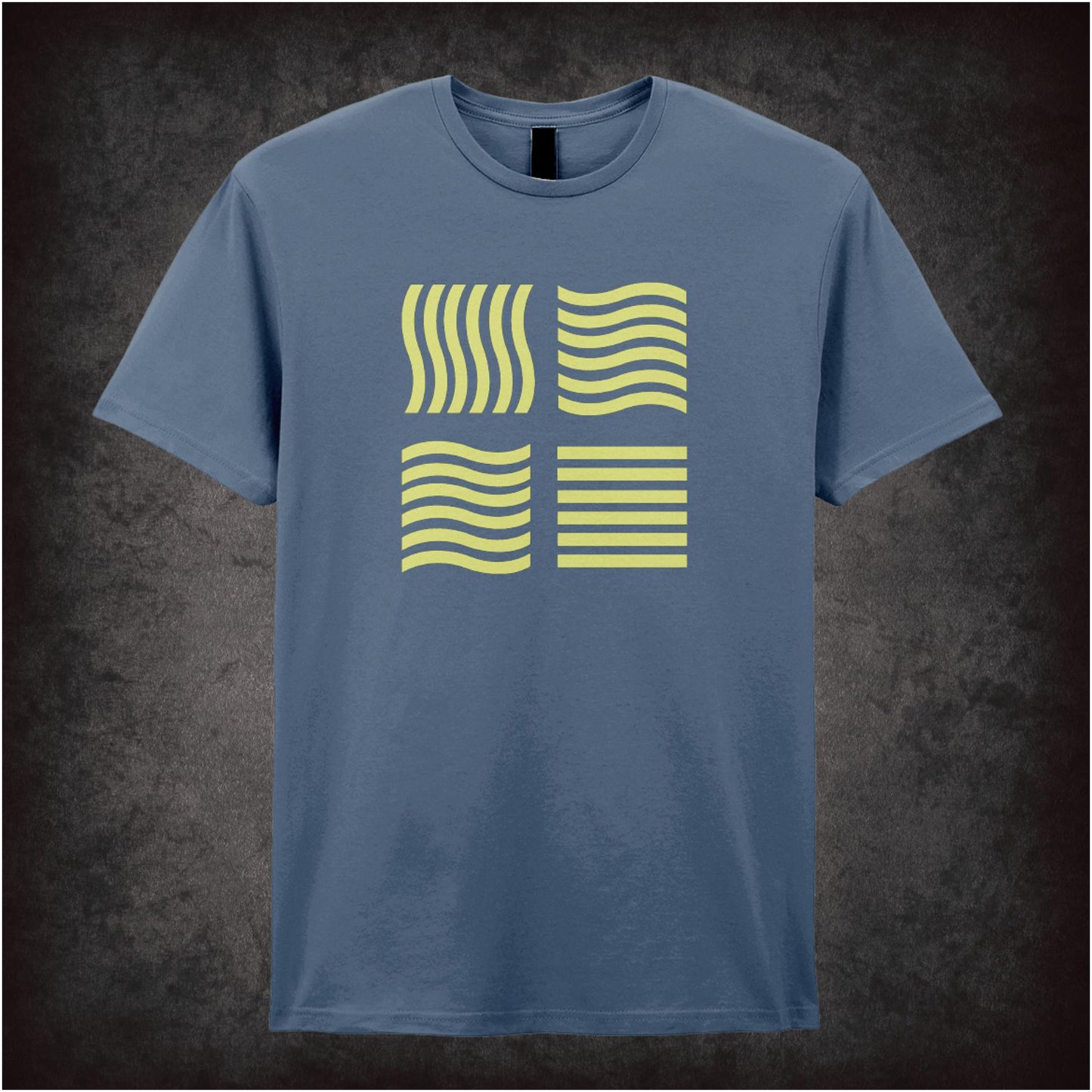Waves Symbol – Cult Sci-Fi Graphic T-Shirt