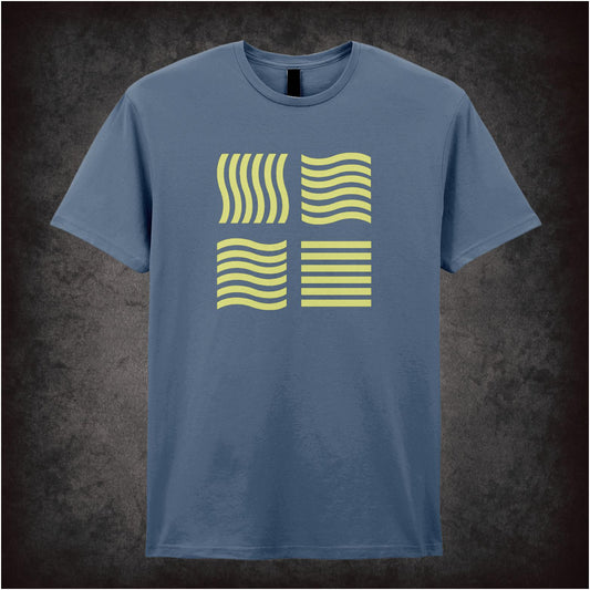 Waves Symbol – Cult Sci-Fi Graphic T-Shirt