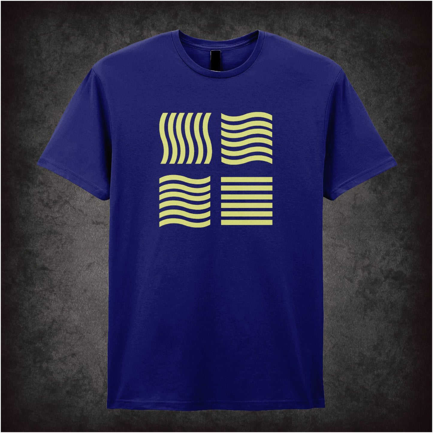 Waves Symbol – Cult Sci-Fi Graphic T-Shirt