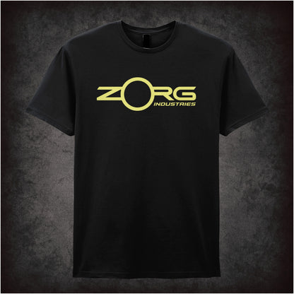 Zorg Industries logo T-shirt in black from The Fifth Element
