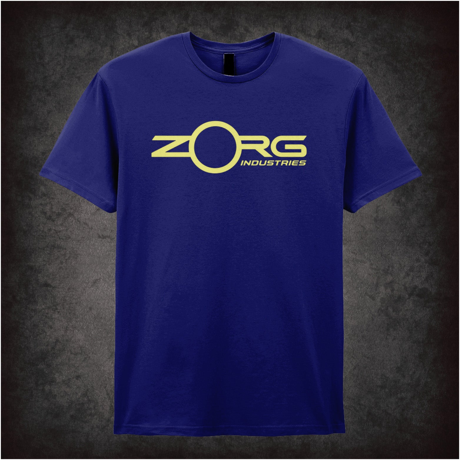 Zorg Industries logo T-shirt in navy from The Fifth Element
