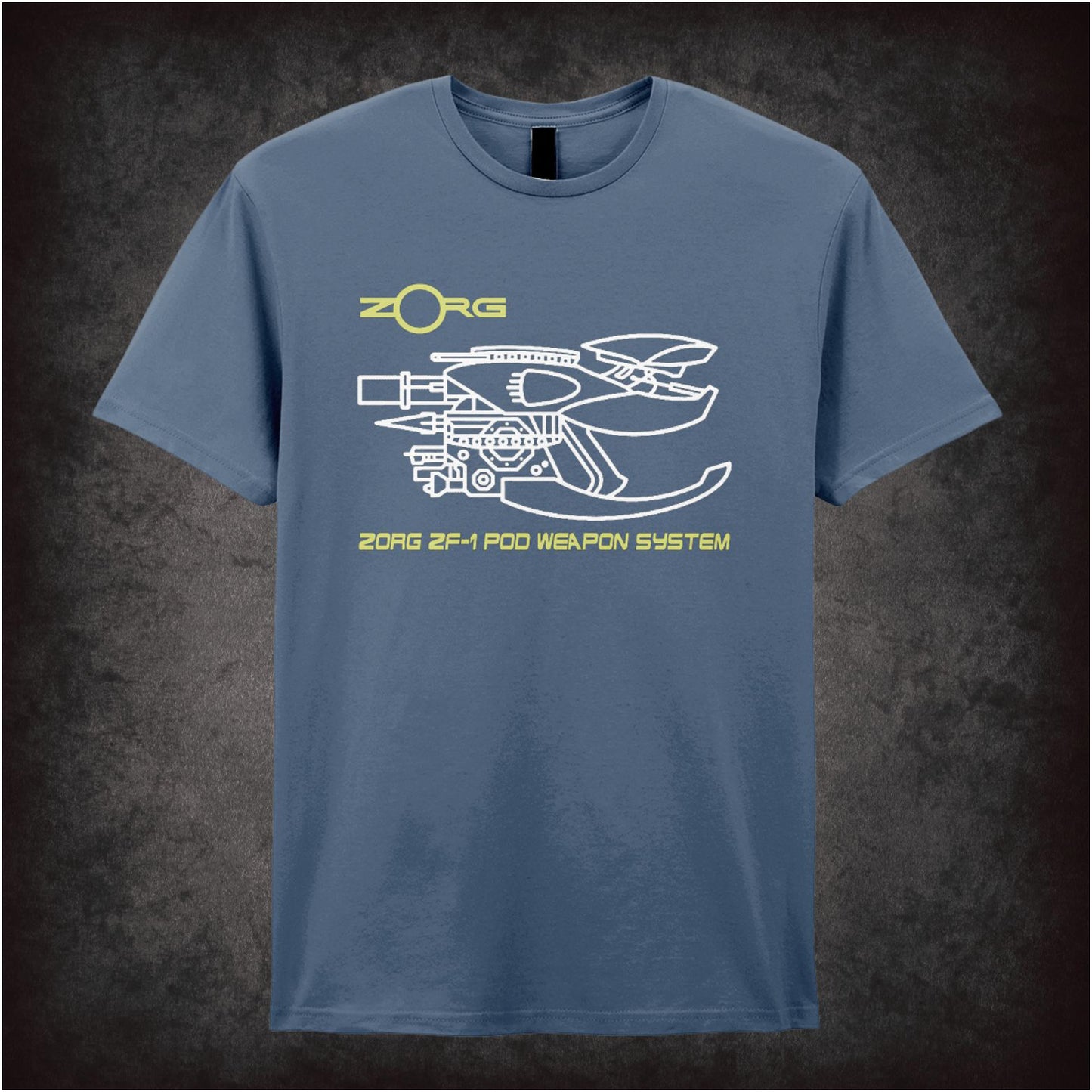 Zorg Industries Weapons System – Cult Sci-Fi Graphic T-Shirt